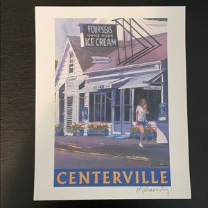 Cape Cod Four Seas Ice Cream Kennedy Studios Print